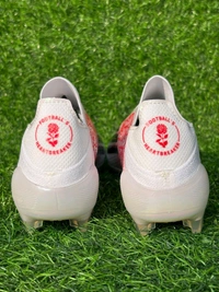 F50 Elite White Red Low-top FG Without Lace - 6.5