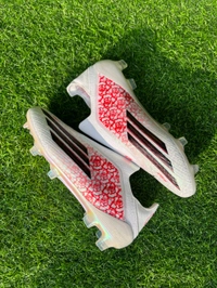F50 Elite White Red Low-top FG Without Lace - 8