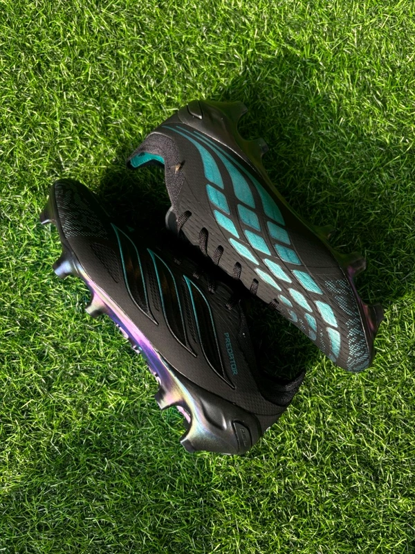 Predator Elite Black Colour Low-top FG With Lace - 6