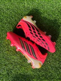 Predator Elite Red Colour Low-top FG With Lace - 9