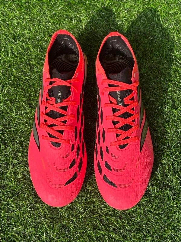 Predator Elite Red Colour Low-top FG With Lace - 9.5