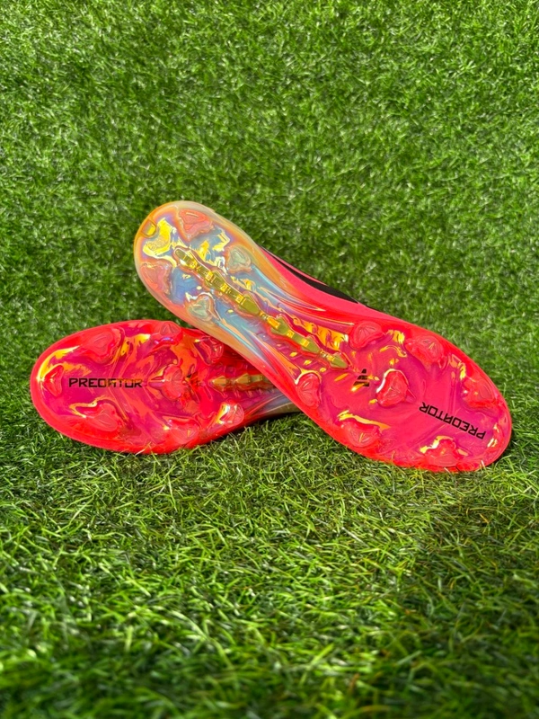 Predator Elite Red Colour Low-top FG With Lace - 9.5