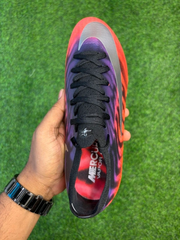 Mercurial Vapor 17 Elite Orange Black Colour Low-top FG With Lace - 10