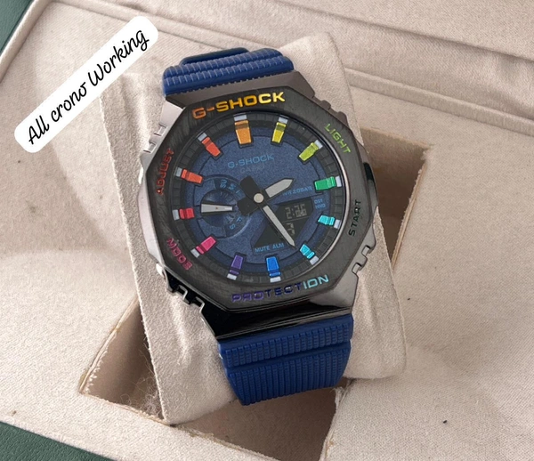 Casio G-Shock Analog Digital Watch - Royal Blue