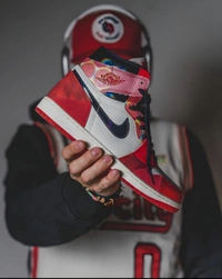 Nike Air Jordan 1 Across The Spider Verse  - Red Orange