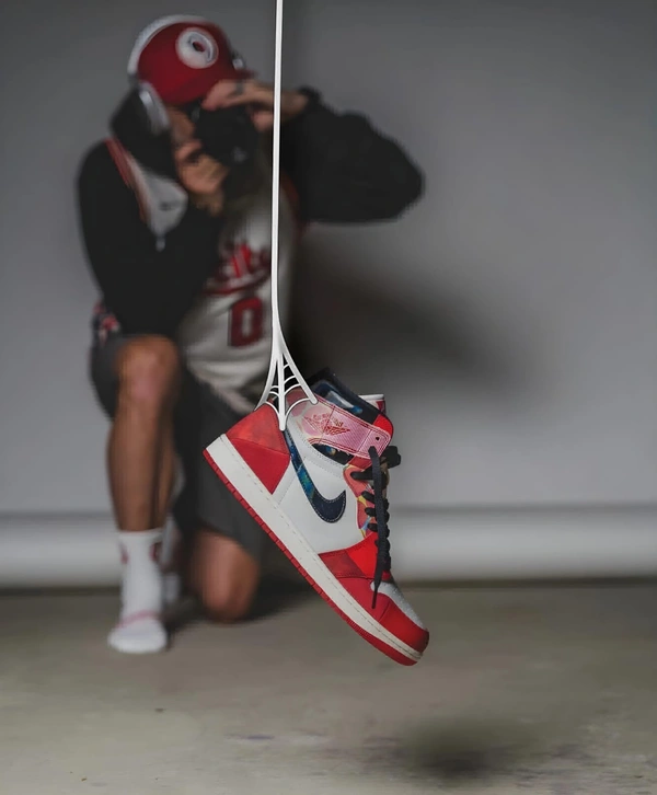 Nike Air Jordan 1 Across The Spider Verse  - Red Orange