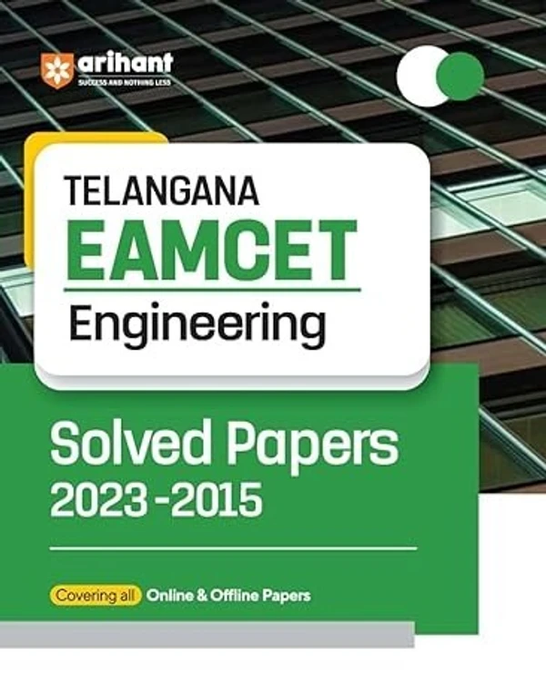 Arihant publications Arihant Telangana EAMCET Engineering Solved Papers For 2024 Exam Paperback