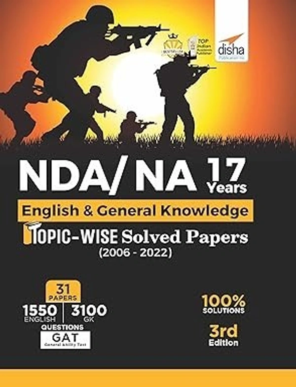 Disha Nda/ Na 17 Years English & General Knowledge Topic-Wise Solved Papers (2006 - 2022) (English, Paperback, unknown) 9789355643209