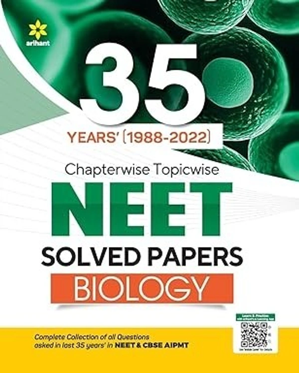 Arihant 35 Years Chapterwise Solved Papers NEET Biology 2023 (Old Edition) 9789327191806