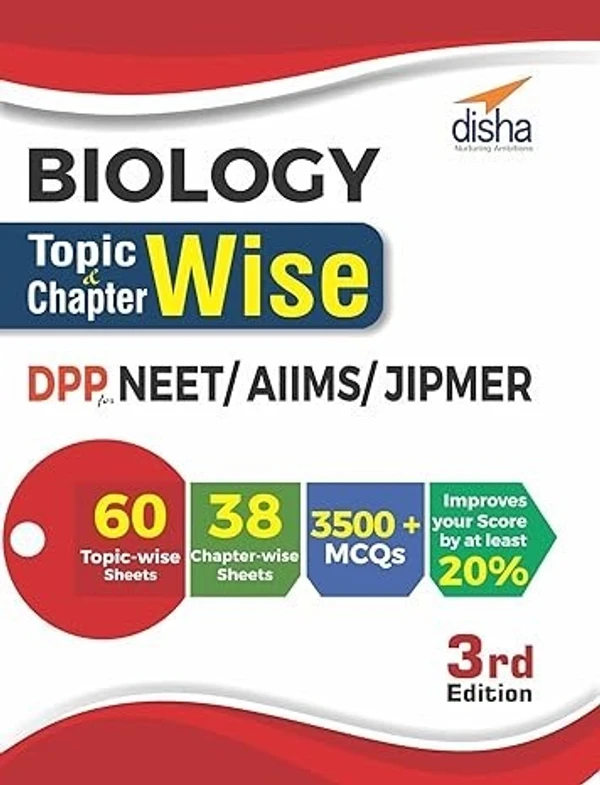 Biology Topic-Wise & Chapter-Wise Daily Practice Problem (Dpp) Sheets for Neet/ Aiims/ Jipmer (English, Paperback, Disha Experts)