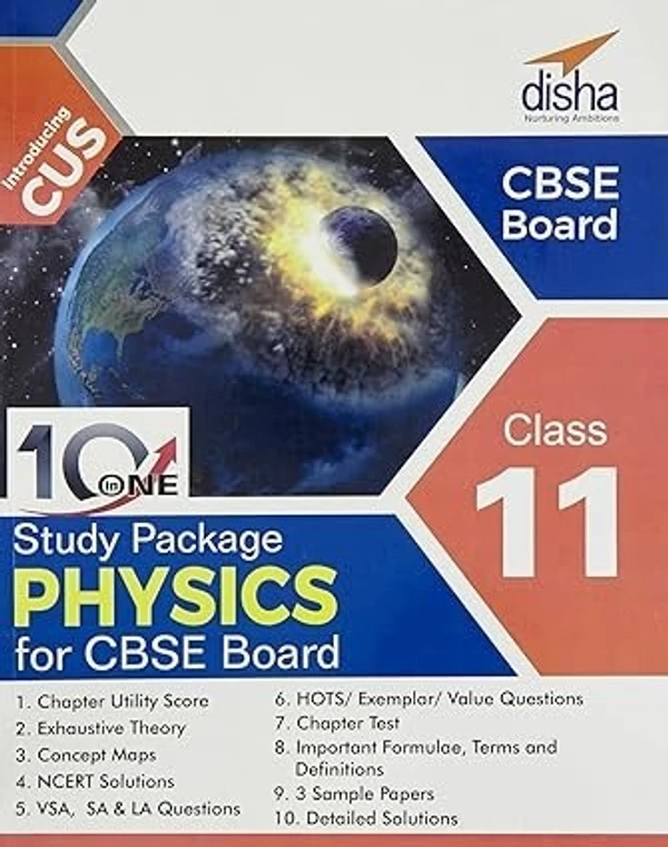 Disha Publication 10 in One Study Package for CBSE Physics Class 11 with 3 Sample Papers (English, Paperback, Disha Experts)