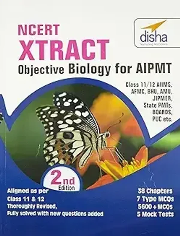 Disha Publications NCERT Xtract � Objective Biology for Class 11 & 12, AIPMT, AIIMS, JIPMER, BHU, AMU, State PMTs 2nd Edition 2 Edition (English, Paperback, Disha Experts)