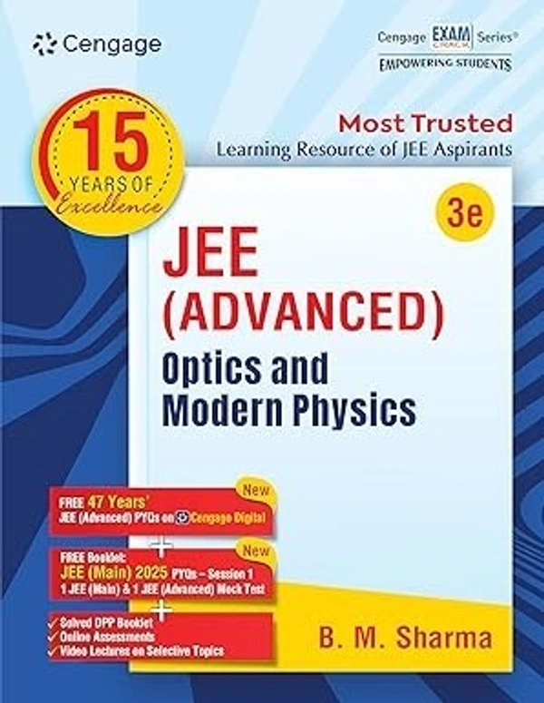 Cengage JEE Advanced Optics and Modern Physics with Free Online Assessments & Digital Content