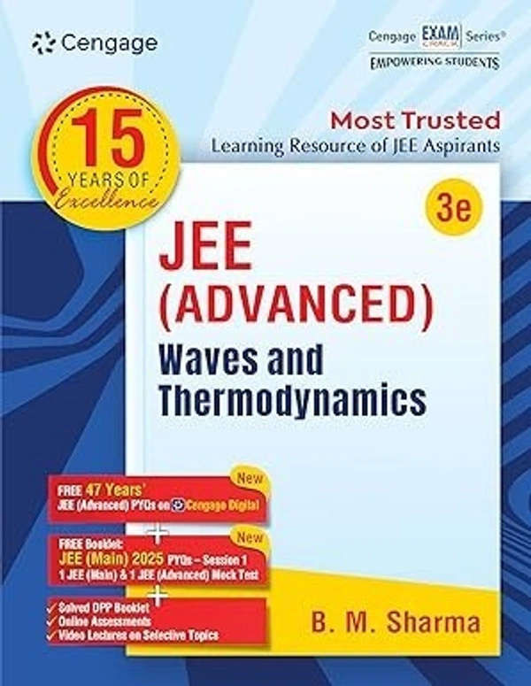 Cengage JEE Advanced Waves and Thermodynamics with Free Online Assessments & Digital Content 9789360538866