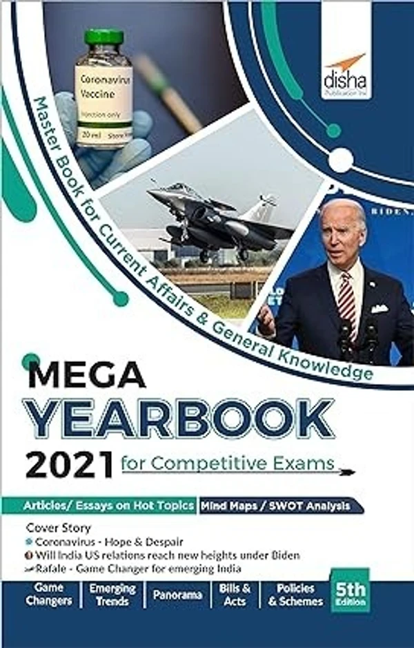 The Mega Yearbook 2021 for Competitive Exams (English, Paperback, unknown)