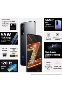 iqoo Z3 6GB Ram 128GB Rom - Ace Black