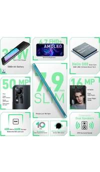 Infinix NOTE 11 4GB Ram 128GB Rom - Graphite Black