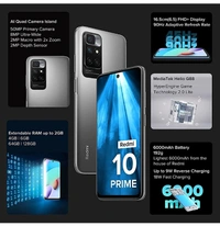 Redmi  10prime 4GB Ram 64GB Rom  - Phantom Black,