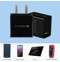 ZEBRONICS  Zeb- MA5311Q 3 A Mobile Charger with Detachable Cable (Black, Cable Included) - white, 150g
