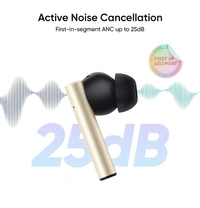 Realme  Buds Air 2 with Active Noise Cancellation (ANC) Bluetooth Headset (Closer Gold, True Wireless) - Closer Gold
