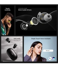 Boat  Airdopes 441 Bluetooth Truly Wireless in Ear Earbuds with Mic (Active Black -  (Active Black