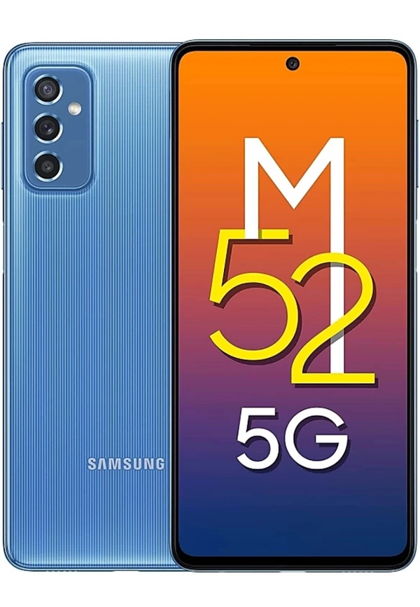 Samsung Galaxy M52 5G 8GB Ram 128 Rom - lcy Blue