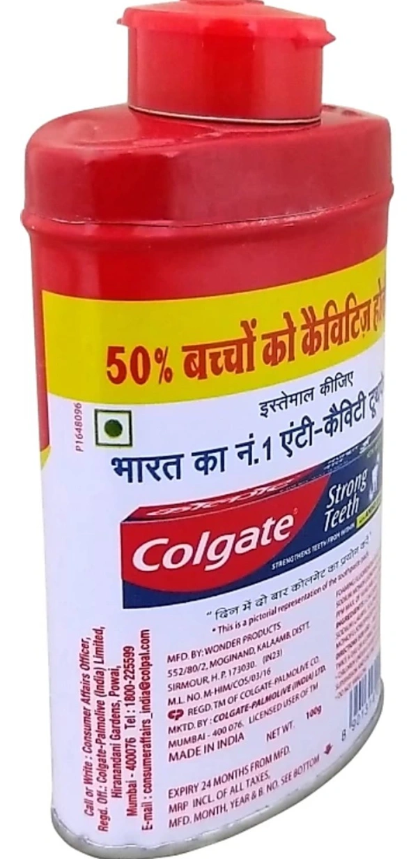 Colgate Toothpowder with Calcium and Minerals (100g)