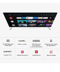 OnePlus U1S 126 cm (50 inch) Ultra HD (4K) LED Smart Android TV (50UC1A00)