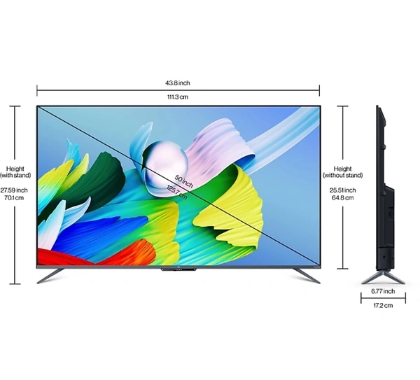 OnePlus U1S 126 cm (50 inch) Ultra HD (4K) LED Smart Android TV (50UC1A00)