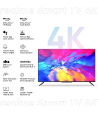 Realme 126 cm (50 inch) Ultra HD (4K) LED Smart Android TV with Handsfree Voice Search and Dolby Vision & Atmos (RMV2005)