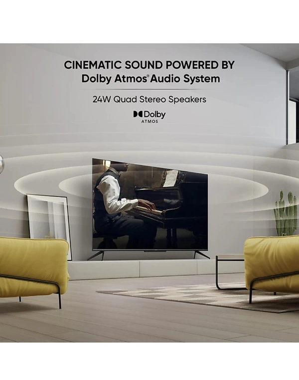 Realme 126 cm (50 inch) Ultra HD (4K) LED Smart Android TV with Handsfree Voice Search and Dolby Vision & Atmos (RMV2005)