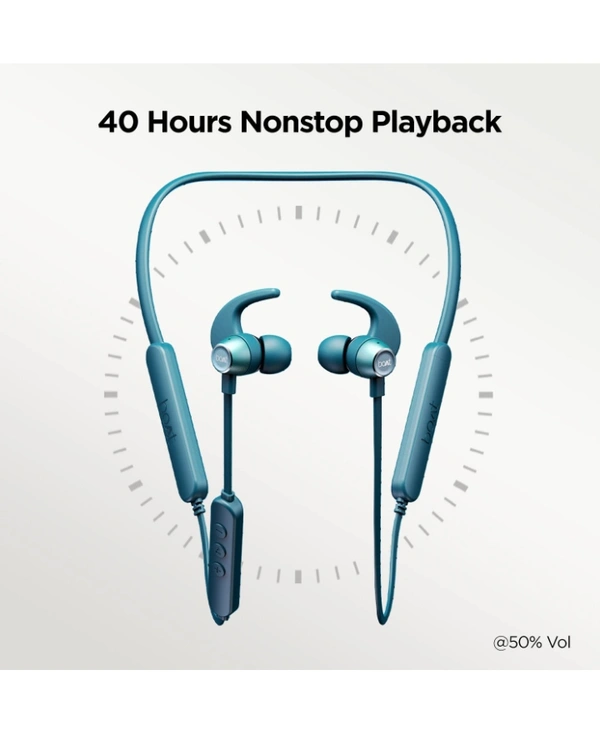 boAt Rockerz 255 Pro+ Bluetooth Wireless in Ear Earphones with Mic (Teal Green)