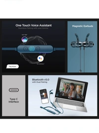 boAt Rockerz 255 Pro+ Bluetooth Wireless in Ear Earphones with Mic (Teal Green)