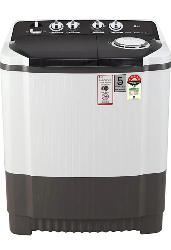 LG 8.5 kg Semi Automatic Top Load Grey, White (P8535SGMZ)