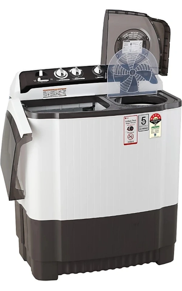 LG 8.5 kg Semi Automatic Top Load Grey, White (P8535SGMZ)