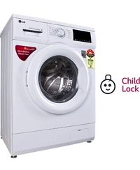 LG 6 kg 5 Star Fully Automatic Front Load with In-built Heater White (FHM1006ADW)