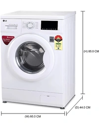 LG 6 kg 5 Star Fully Automatic Front Load with In-built Heater White (FHM1006ADW)