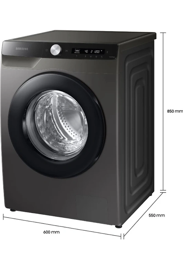 SAMSUNG 7 kg Al Control, Wifi Enabled, 5 Star Rating Fully Automatic Front Load Grey (WW70T502DAX/TL)