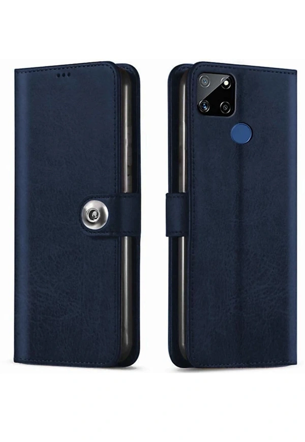 WEBKREATURE Back Cover for Realme C12, Realme Narzo 20, Realme Narzo 30A, Realme C25, Realme C25s (Blue, Grip Case)