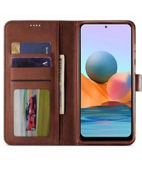 Ron Back Cover for Mi Redmi Note 10 Pro, Redmi Note 10 Pro Max (Brown, Dual Protection)