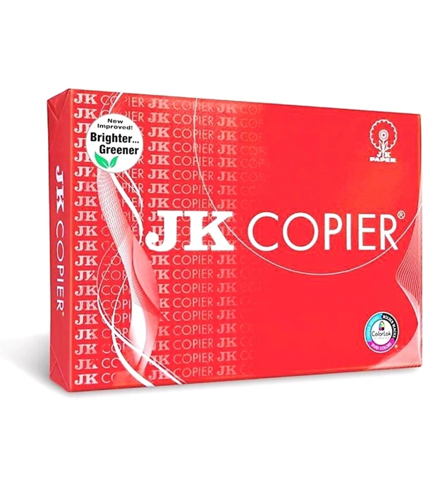 JK Copier A4 Xerox paper-A4 Printer Paper [red] UNRULE A4 75 gsm A4 paper (Set of 1, White)
