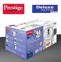 Prestige Deluxe Alpha Svachh 10 L Induction Bottom Pressure Cooker (Stainless Steel