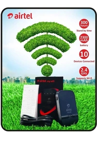 Airtel AMF-311WW Data Card (Black)