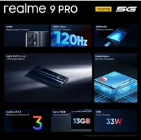 realme 9 Pro 5G (Midnight Black, 128 GB) (8 GB RAM) - Midnight Black 