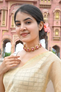 Saanjh Mozonite Polki Chokker