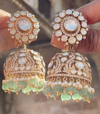 Ekaa Mozonite Polki Jhumka