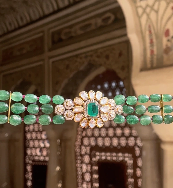 Meher Mozonite Polki Chokker