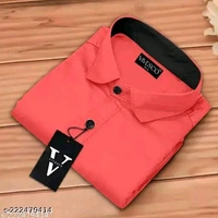 Vivesco Men ShirtsName: Vivesco Men ShirtsFabric: Cotton BlendSleeve Length: Long SleevesPattern: SolidNet Quantity (N): 1Sizes:S (Chest Size: 38 in, Length Size: 28 in) M (Chest Size: 40 in, Length Size: 28.5 in) L (Chest Size: 42 in, Length Size: 29 in) XL (Chest Size: 44 in, Length Size: 30 in) XXL (Chest Size: 46 in, Length Size: 30.5 in) Shop from a wide range of Shirts from  