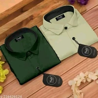 Pretty Retro Men ShirtsName: Pretty Retro Men ShirtsFabric: Cotton BlendSleeve Length: Long SleevesPattern: SolidNet Quantity (N): 1Sizes:S (Chest Size: 38 in, Length Size: 28 in) M (Chest Size: 40 in, Length Size: 28.5 in) L (Chest Size: 42 in, Length Size: 29 in) XL (Chest Size: 44 in, Length Size: 30 in) XXL (Chest Size: 46 in, Length Size: 30.5 in) Shop from a wide range of Shi
