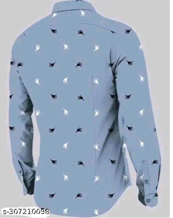 Fancy Latest Trendy Designer Men's Formal ShirtName: Fancy Latest Trendy Designer Men's Formal ShirtFabric: CottonSleeve Length: Long SleevesPattern: PrintedNet Quantity (N): 1Sizes:M (Chest Size: 38 in, Length Size: 28 in) L (Chest Size: 40 in, Length Size: 29 in) XL (Chest Size: 42 in, Length Size: 30 in) XXL (Chest Size: 44 in, Length Size: 31 in) Country of Origin: India